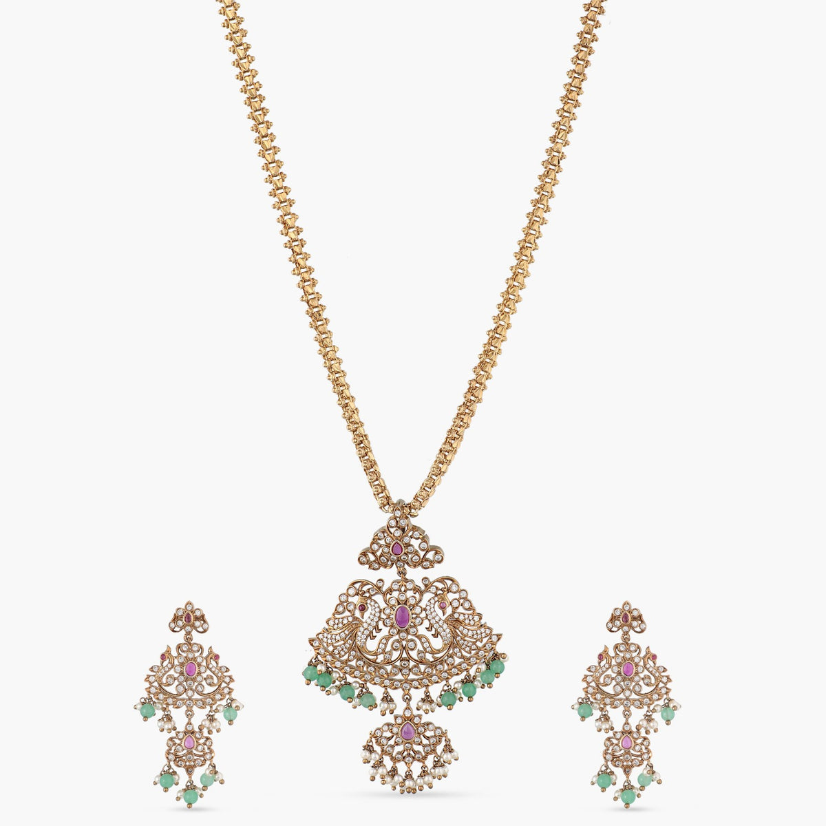 Bernice Nakshatra CZ Pendant Set