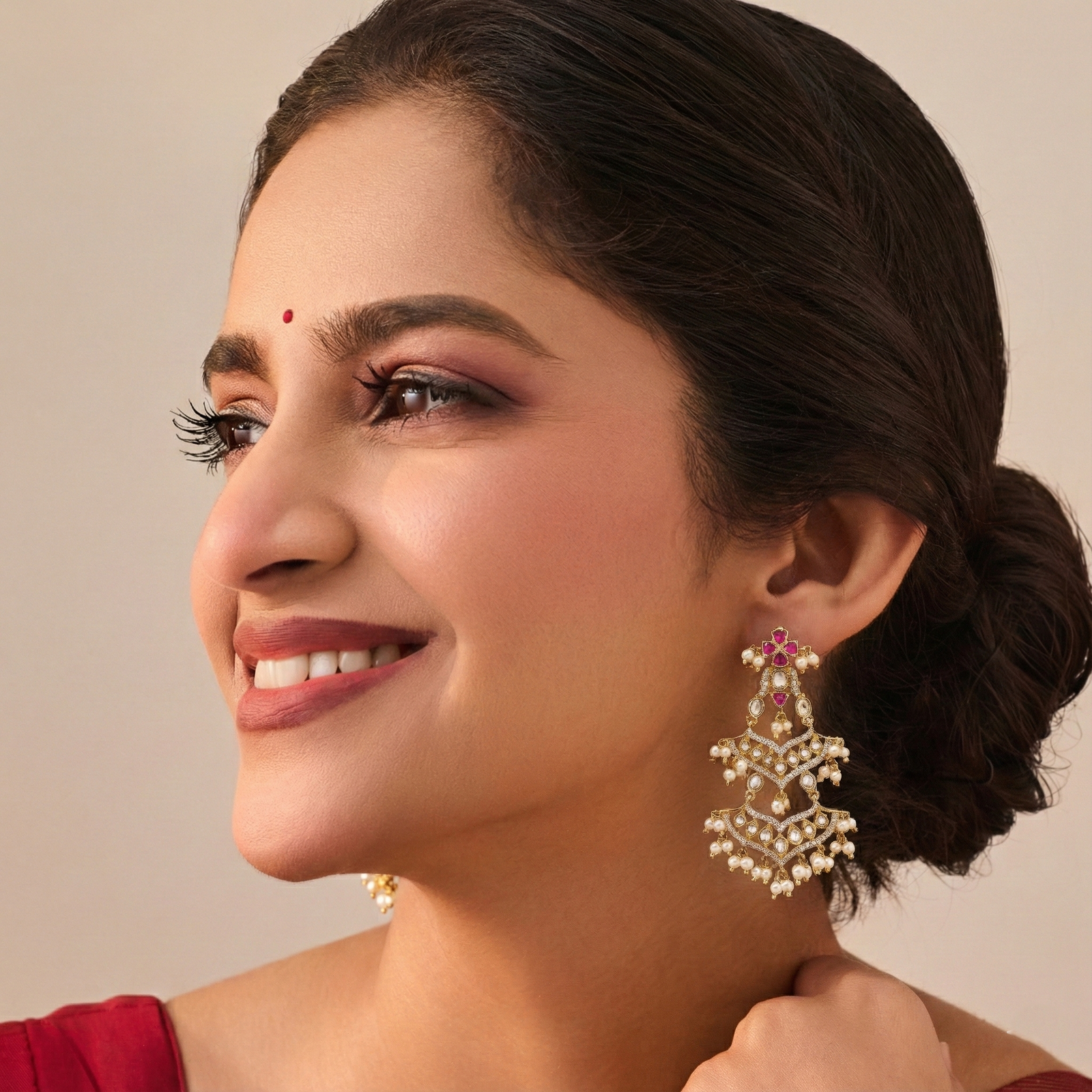 Jhalar Nakshatra CZ Earrings