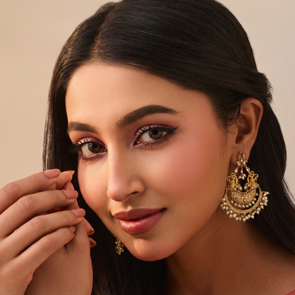 Ruchir Antique Chandbali Earrings