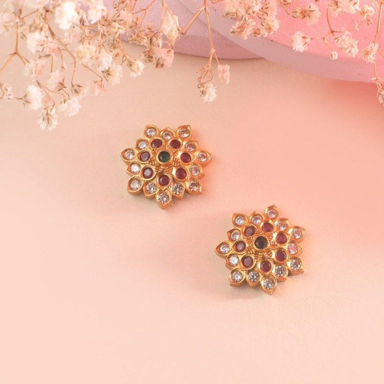 New Rose Gold Earring | Buy Trending Gold Planted earrings