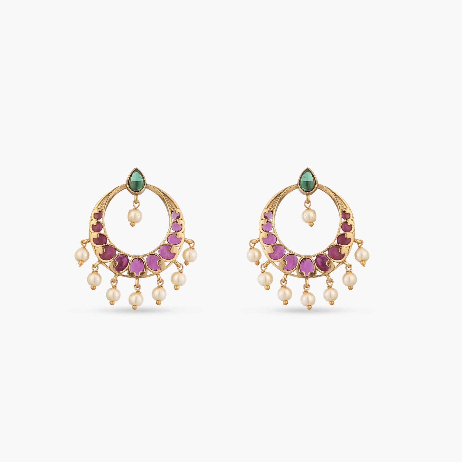 Amrita Antique Chandbali Earrings