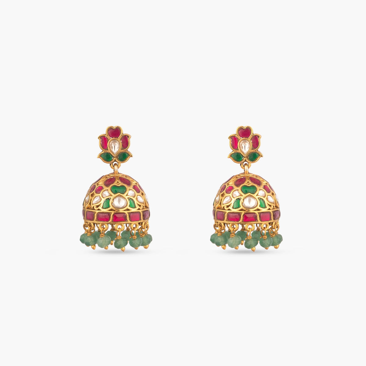Ruvika Antique Jhumka Earrings