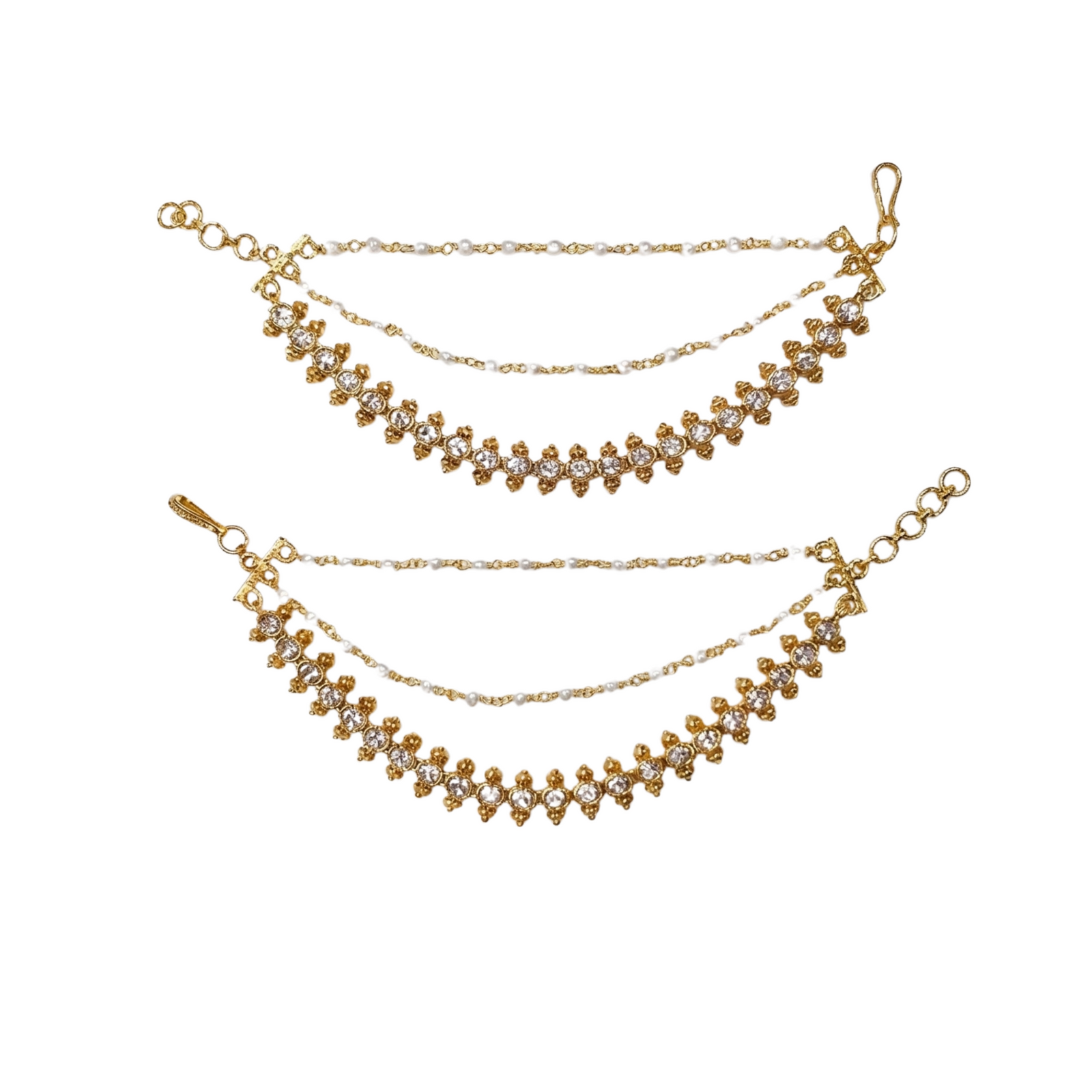 Juhi Antique Necklace Ear Chain