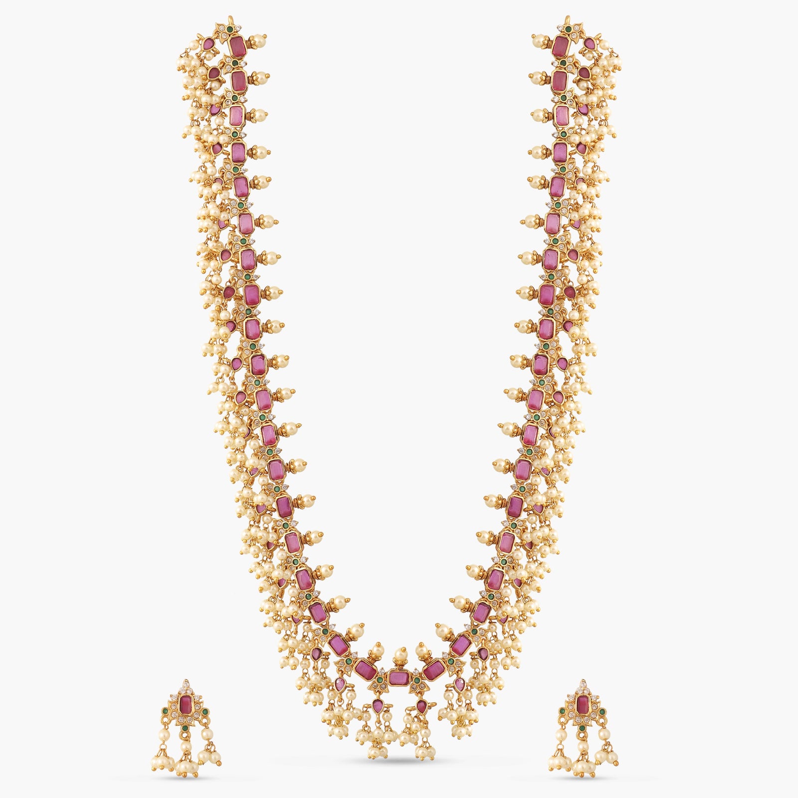Vaidehi Antique Long Necklace Set