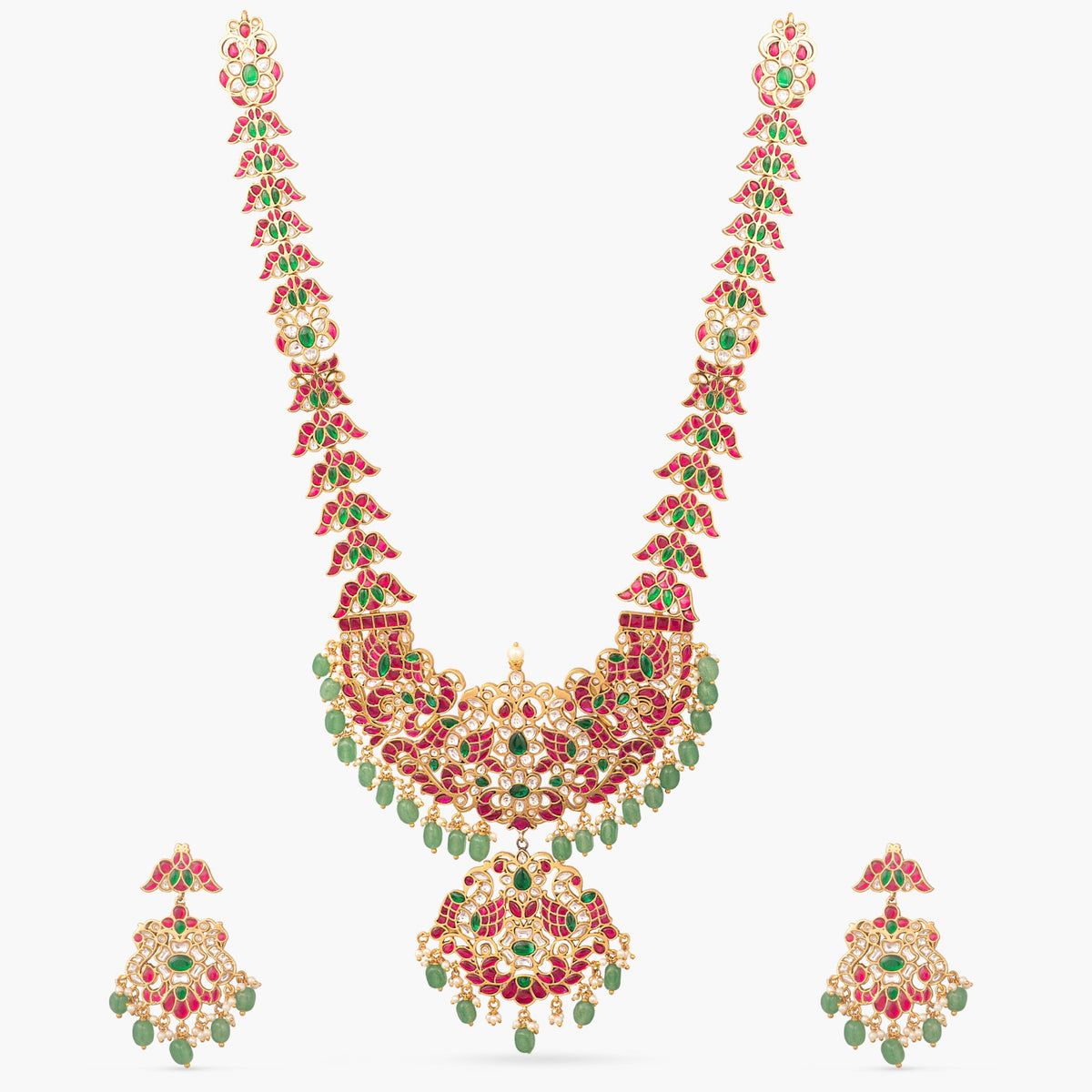Trishika Antique Long Necklace Set