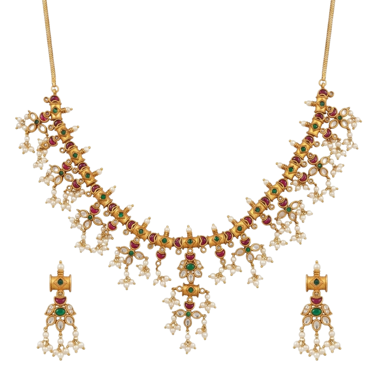 Punya Antique Necklace Set