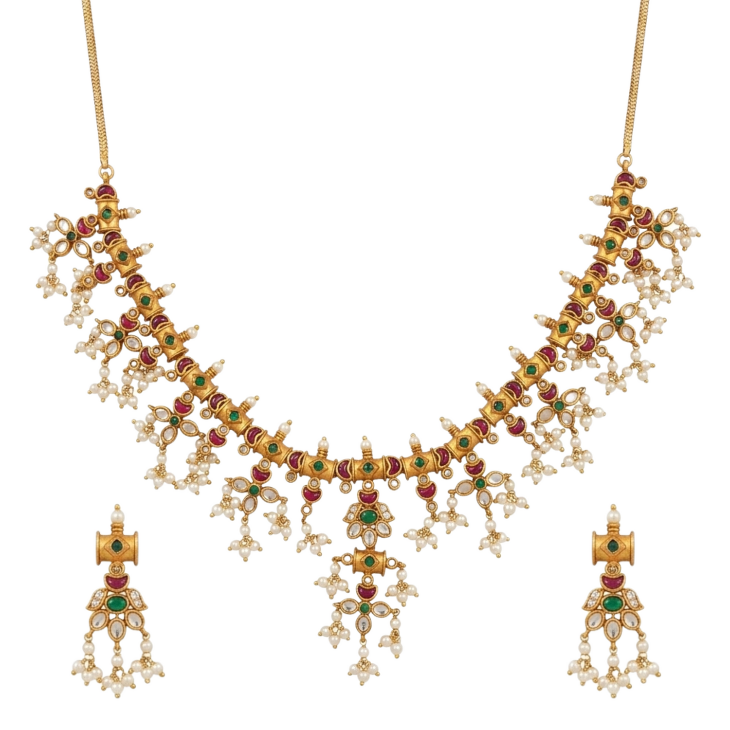 Punya Antique Necklace Set