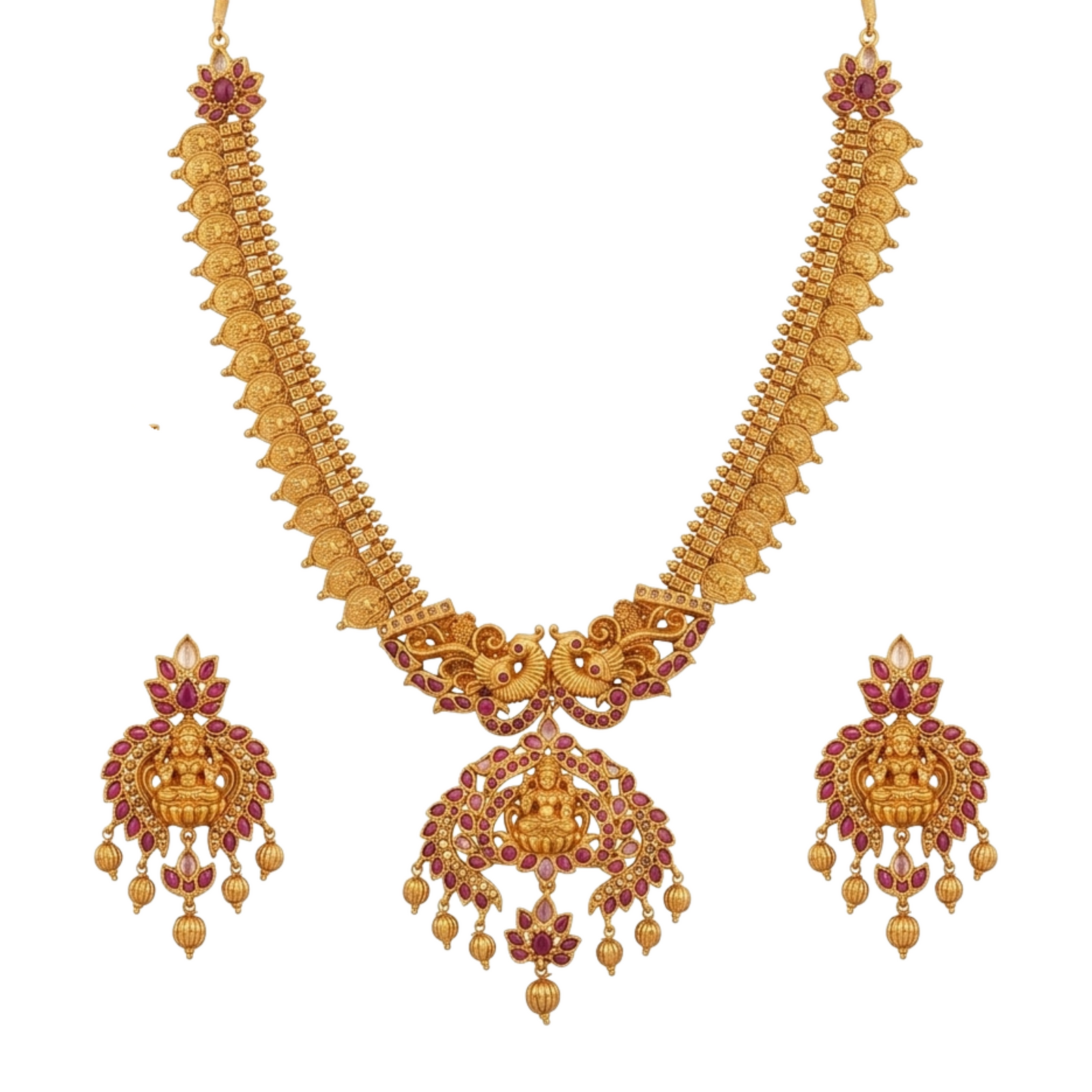 Naia Antique CZ Necklace Set