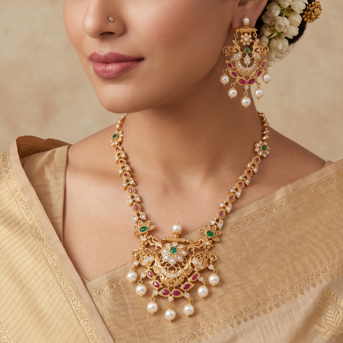 Iraaya Antique Necklace Set