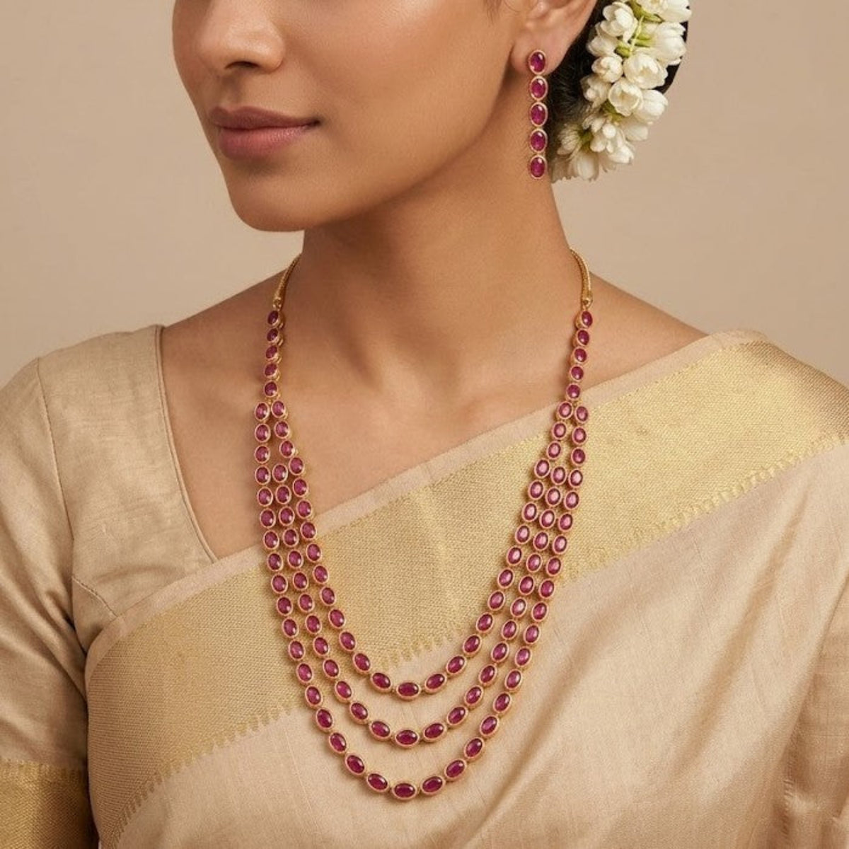 Himani Layered Antique Necklace Set