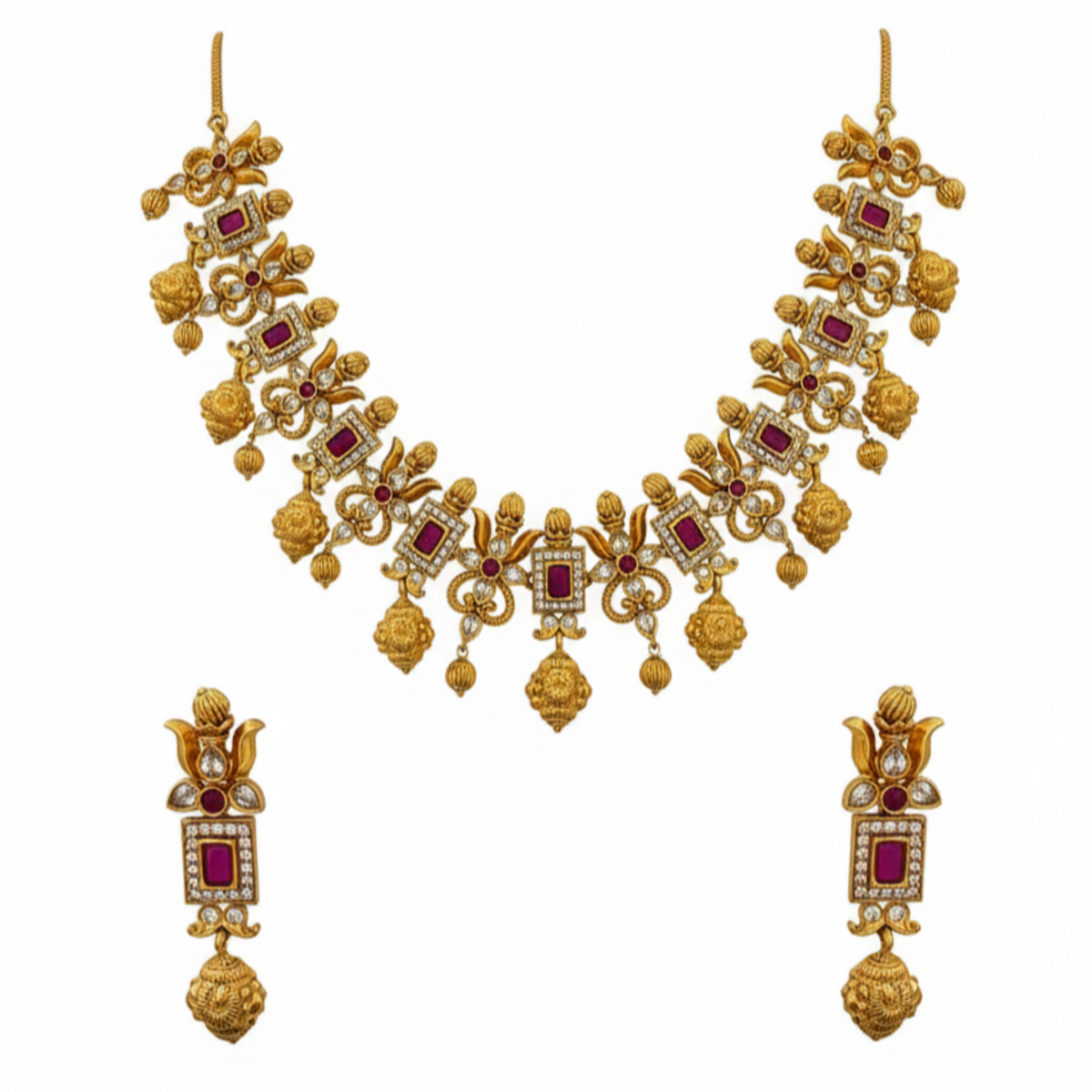 Ahaana Antique Necklace Set