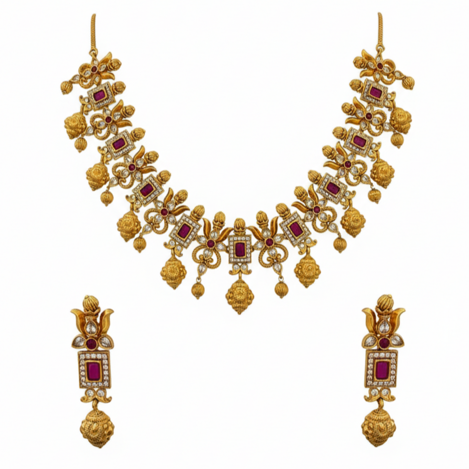 Ahaana Antique Necklace Set