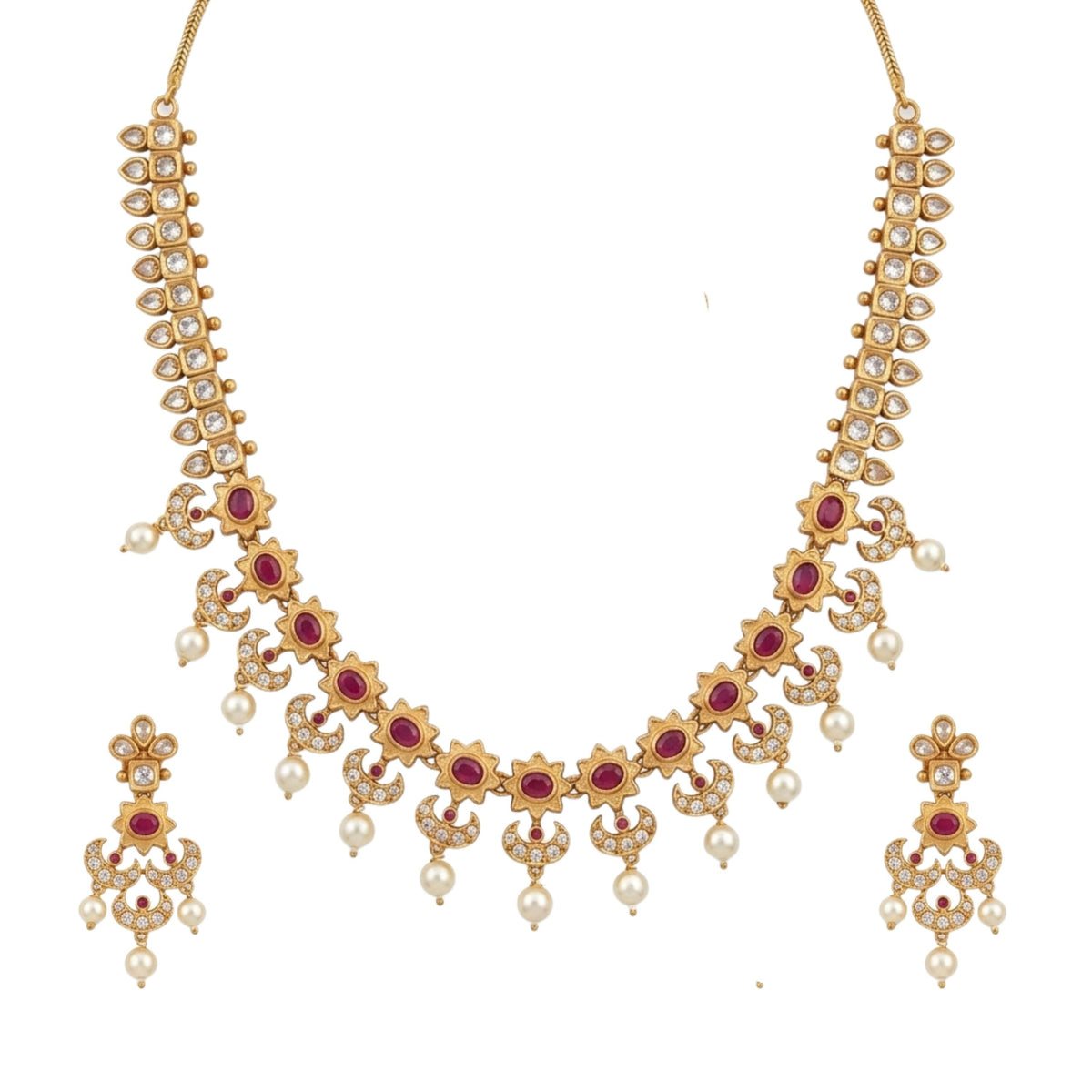 Vaani Antique Necklace Set