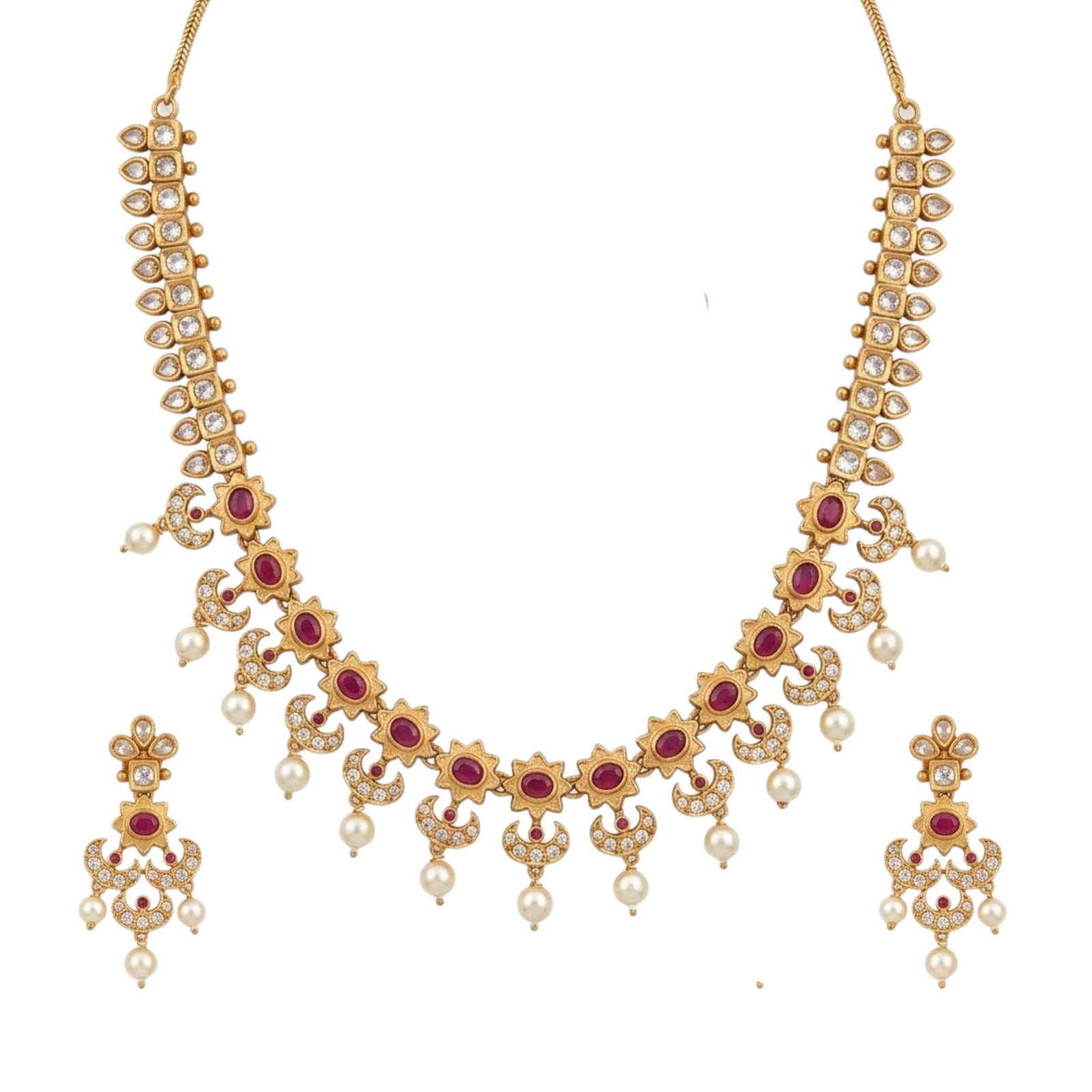 Vaani Antique Necklace Set