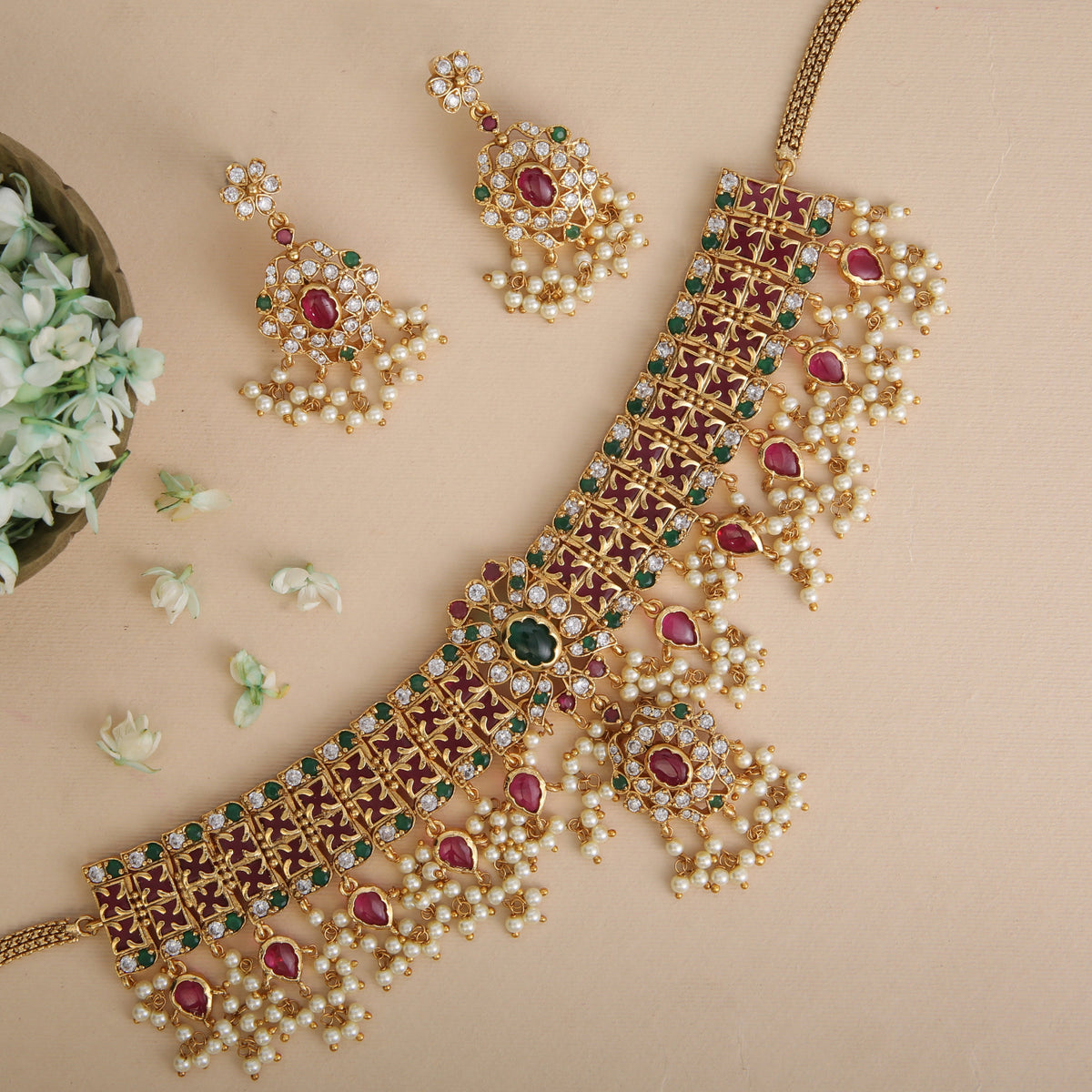 Iravya Antique Choker Set