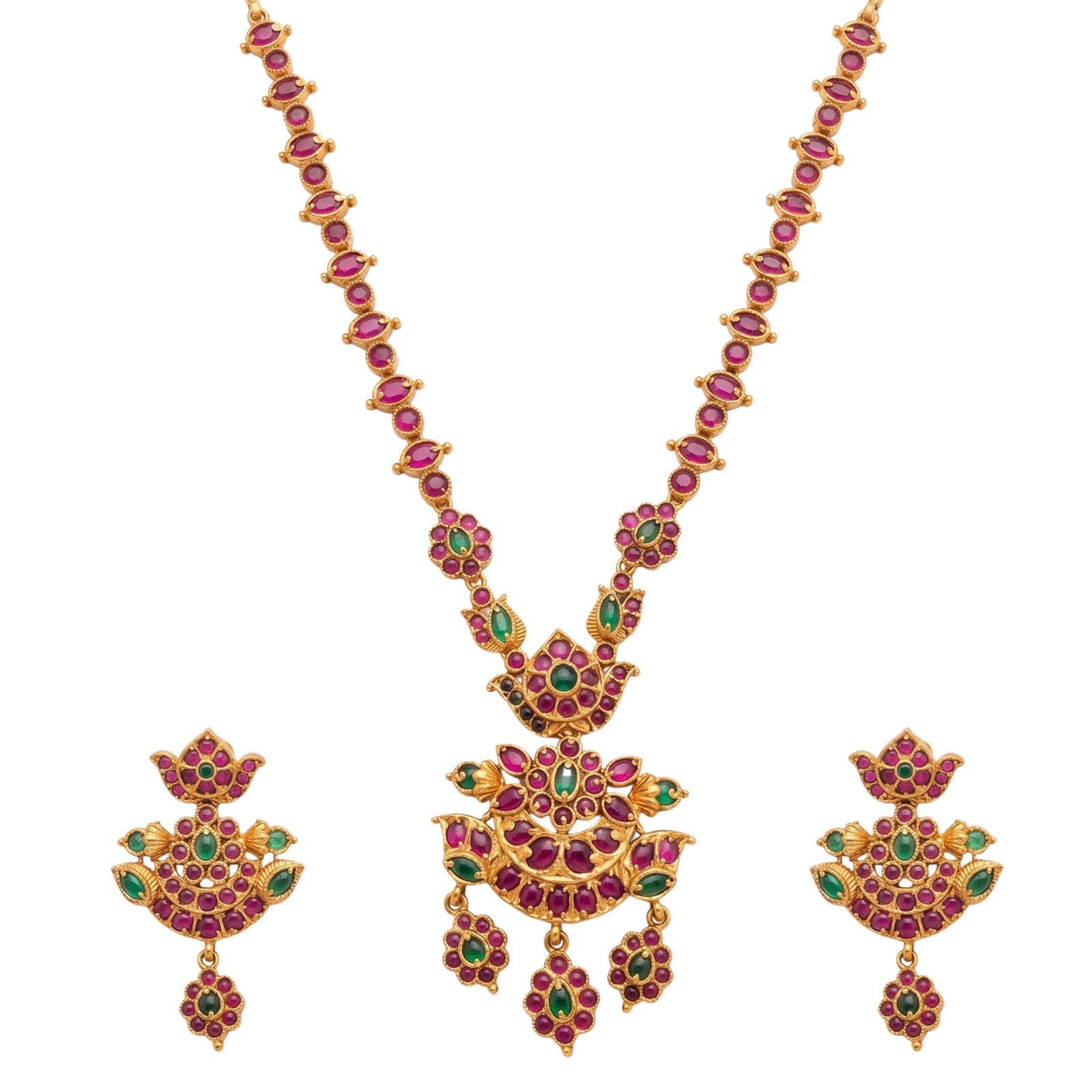 Rishita Antique Necklace Set