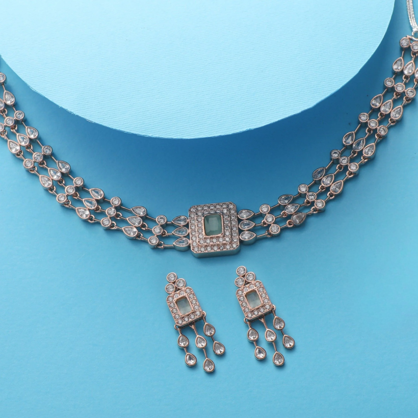 Jayna Nakshatra CZ Choker Set