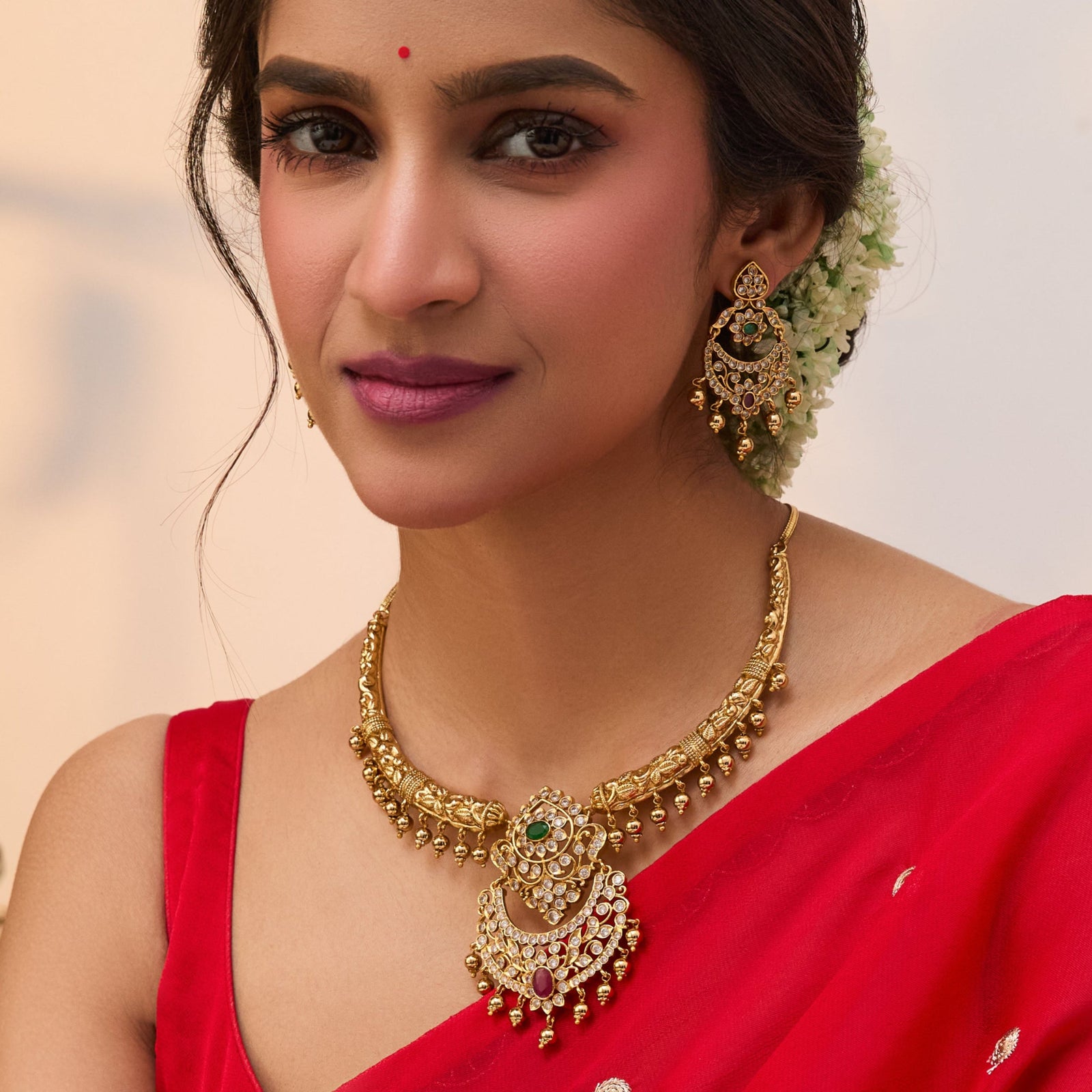 Chandrika Antique Necklace Set