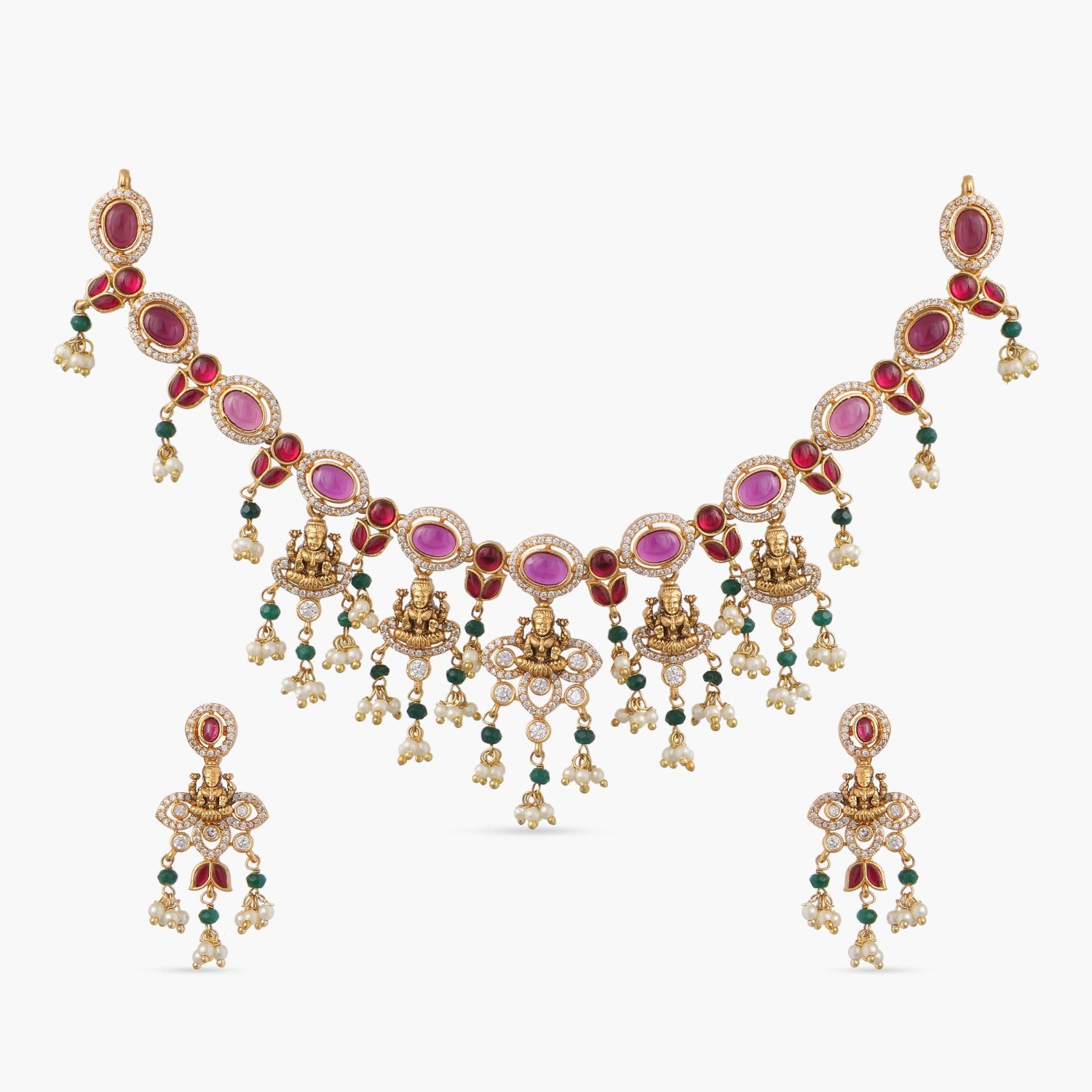 Buy Sidhya Antique Necklace Set | Tarinika