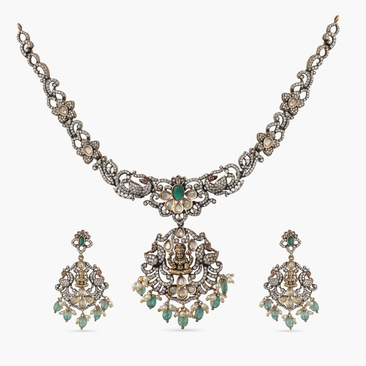 Atreyi Nakshatra CZ Necklace Set