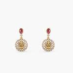 Yamuna Temple Antique Necklace Set