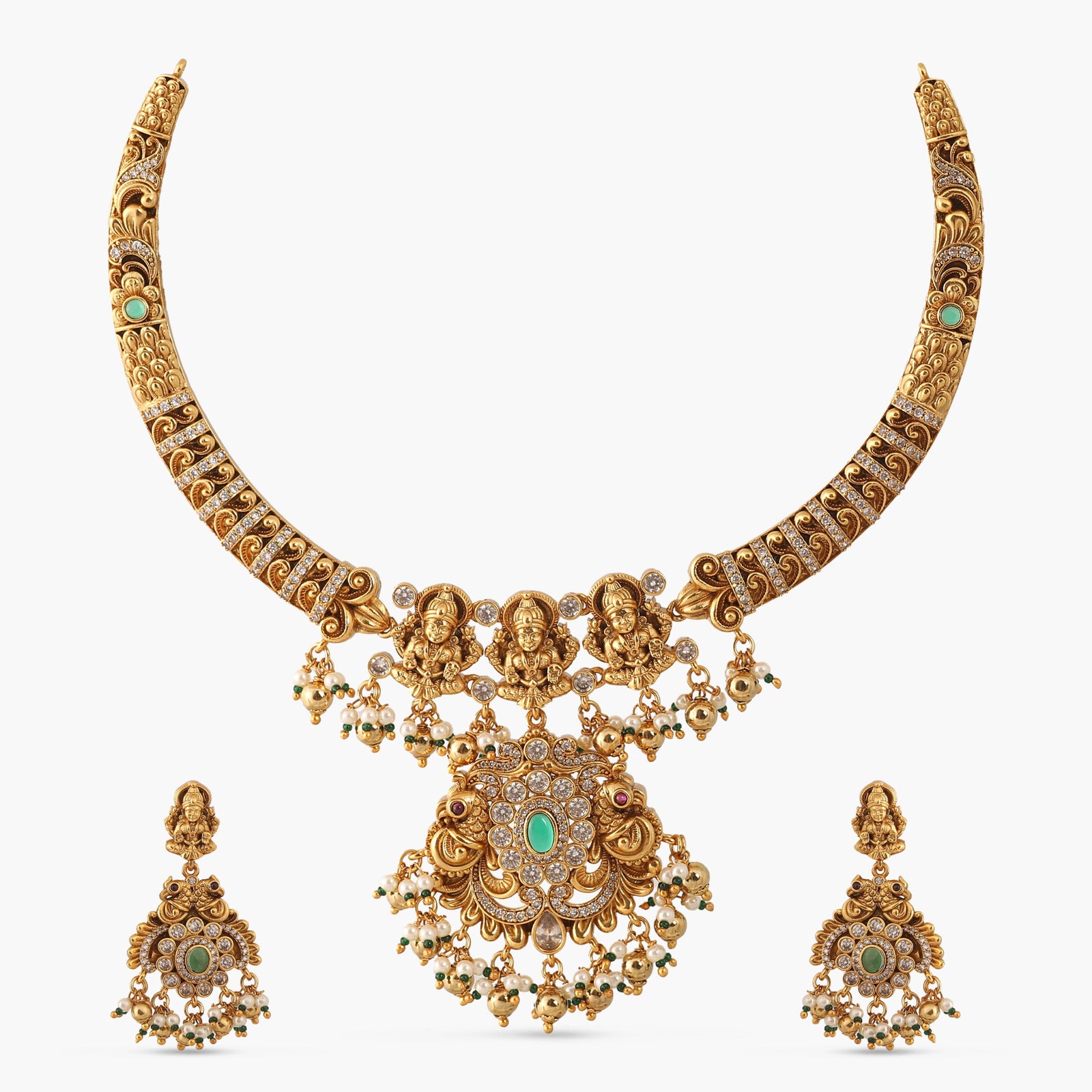 Vika Antique Necklace Set