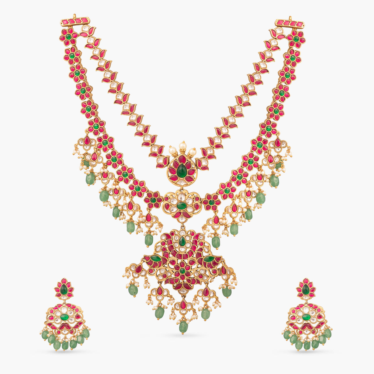 Vaidehi Layered Antique Necklace Set