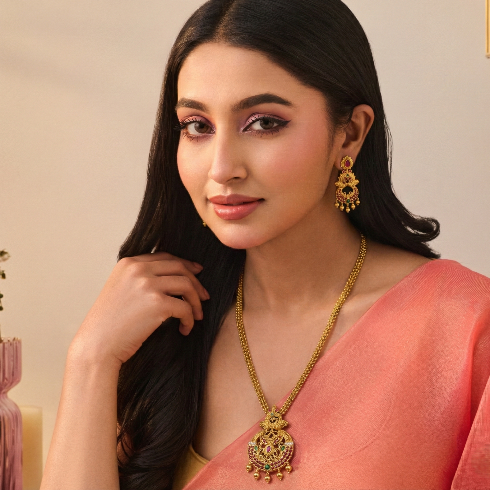 Kala Antique Pendant Set