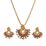 Madhavika Antique Pendant Set