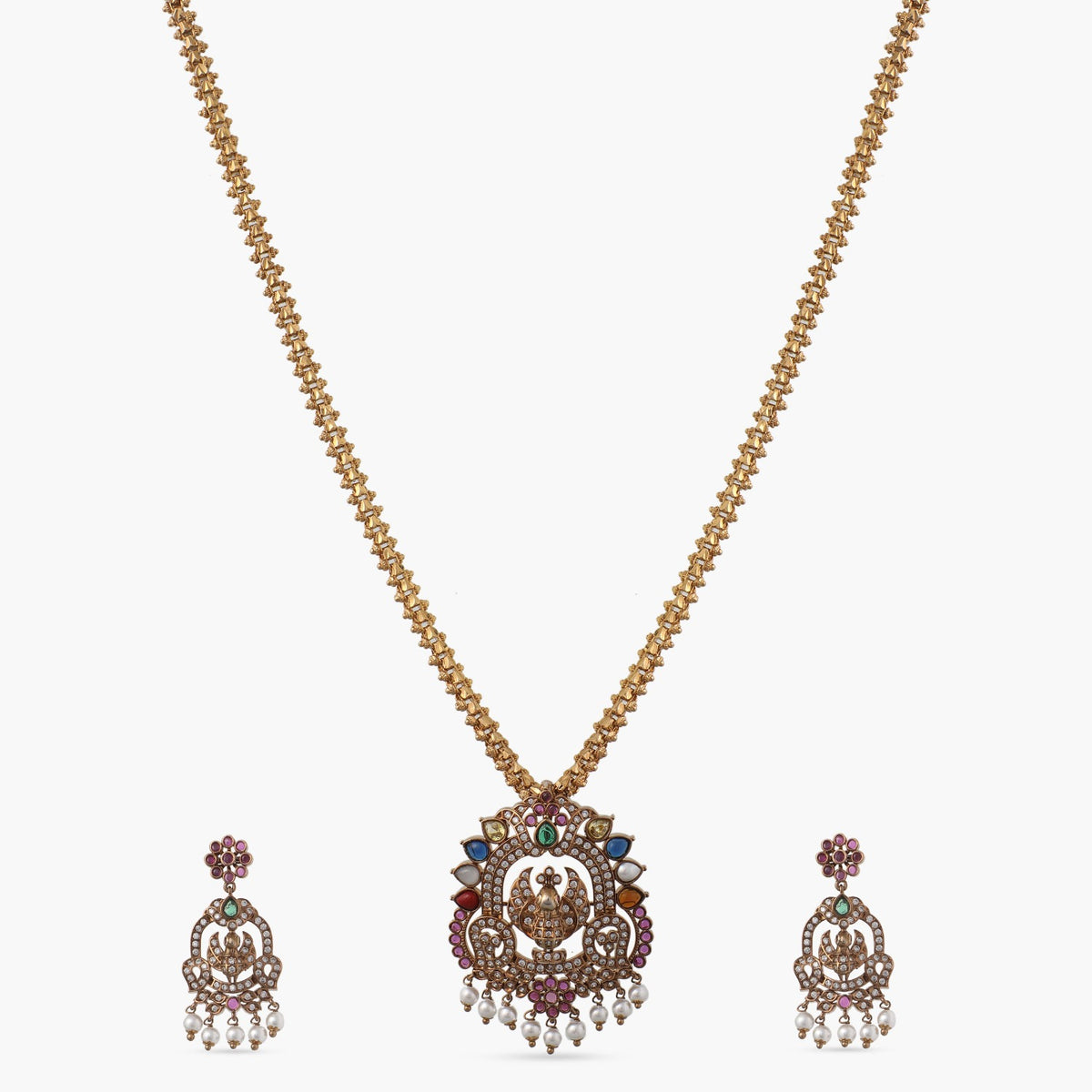 Lipsa Nakshatra CZ Pendant Set