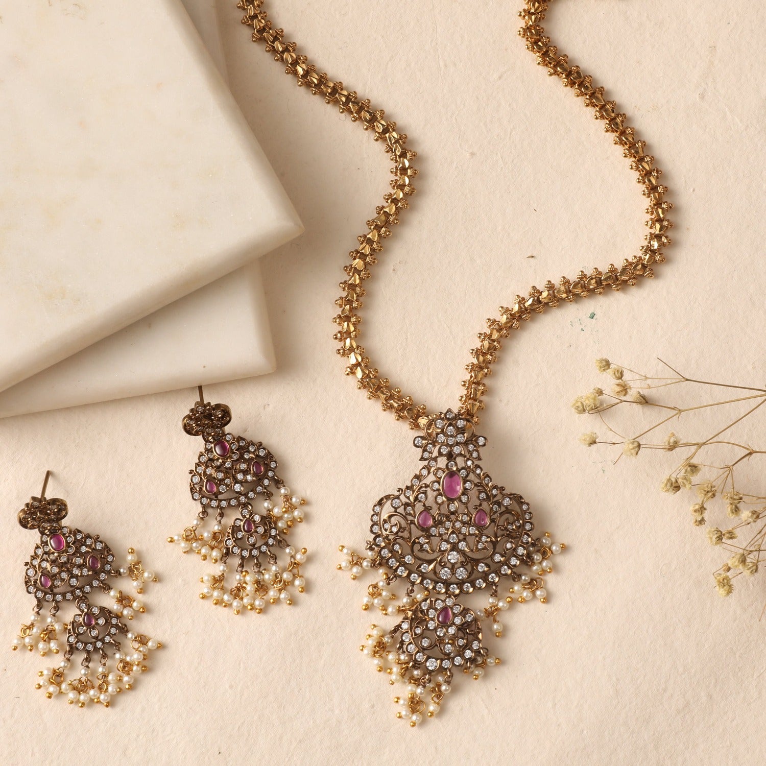 Cz pendant sets jewellery 2025