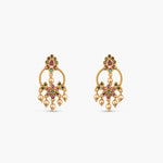 Varnika Antique Chandbali Earrings