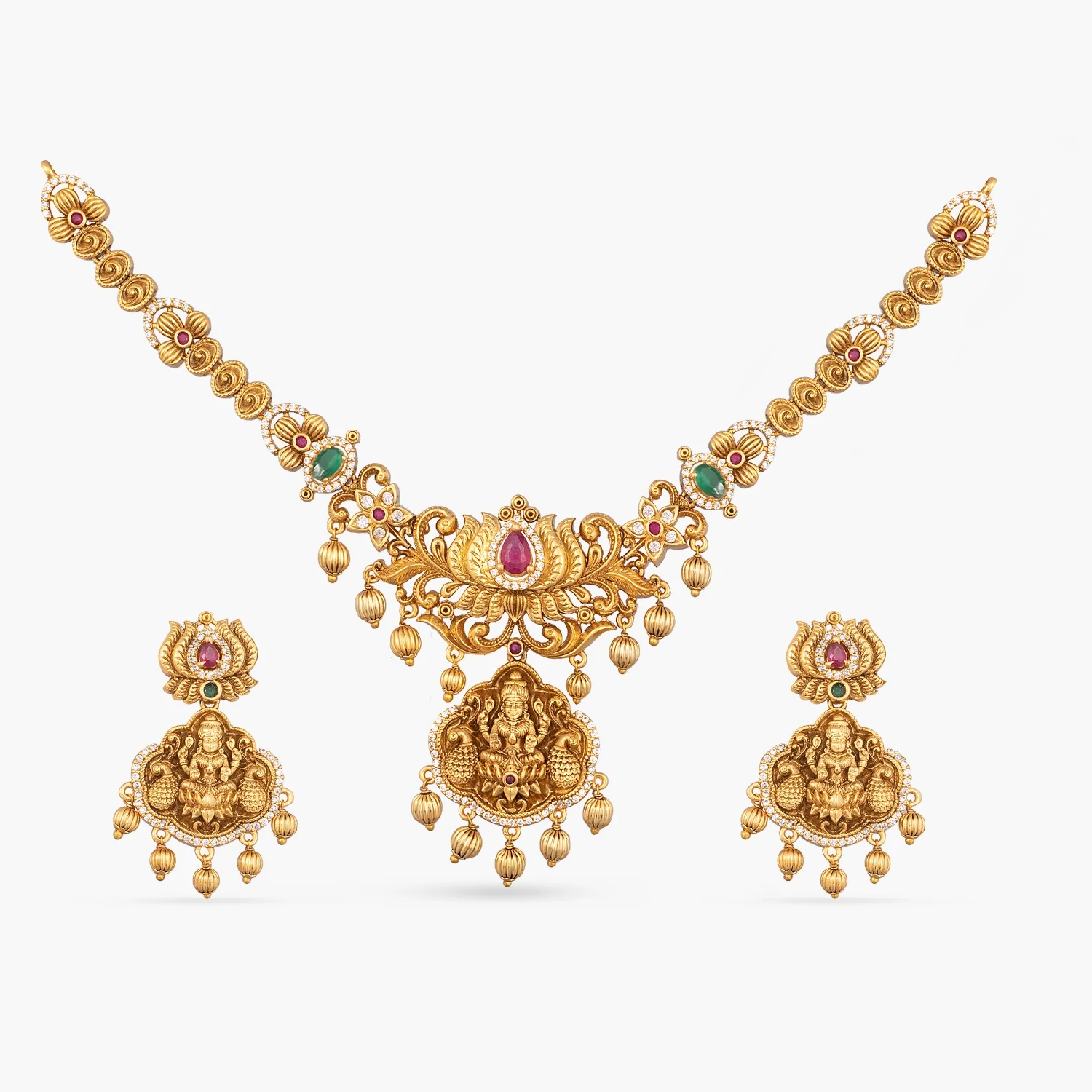 Mrinali Antique Necklace Set