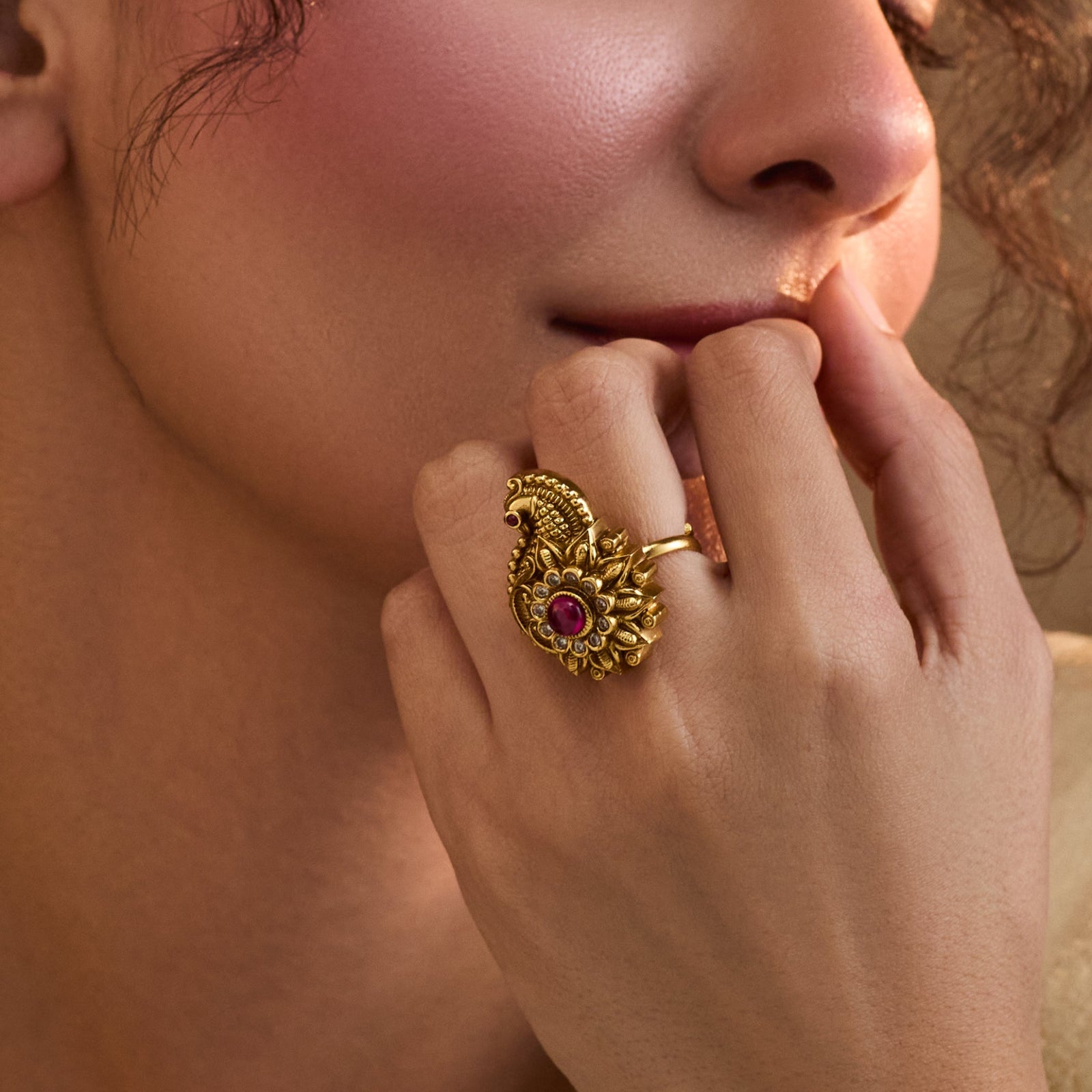 Sanjukta Antique Finger Ring