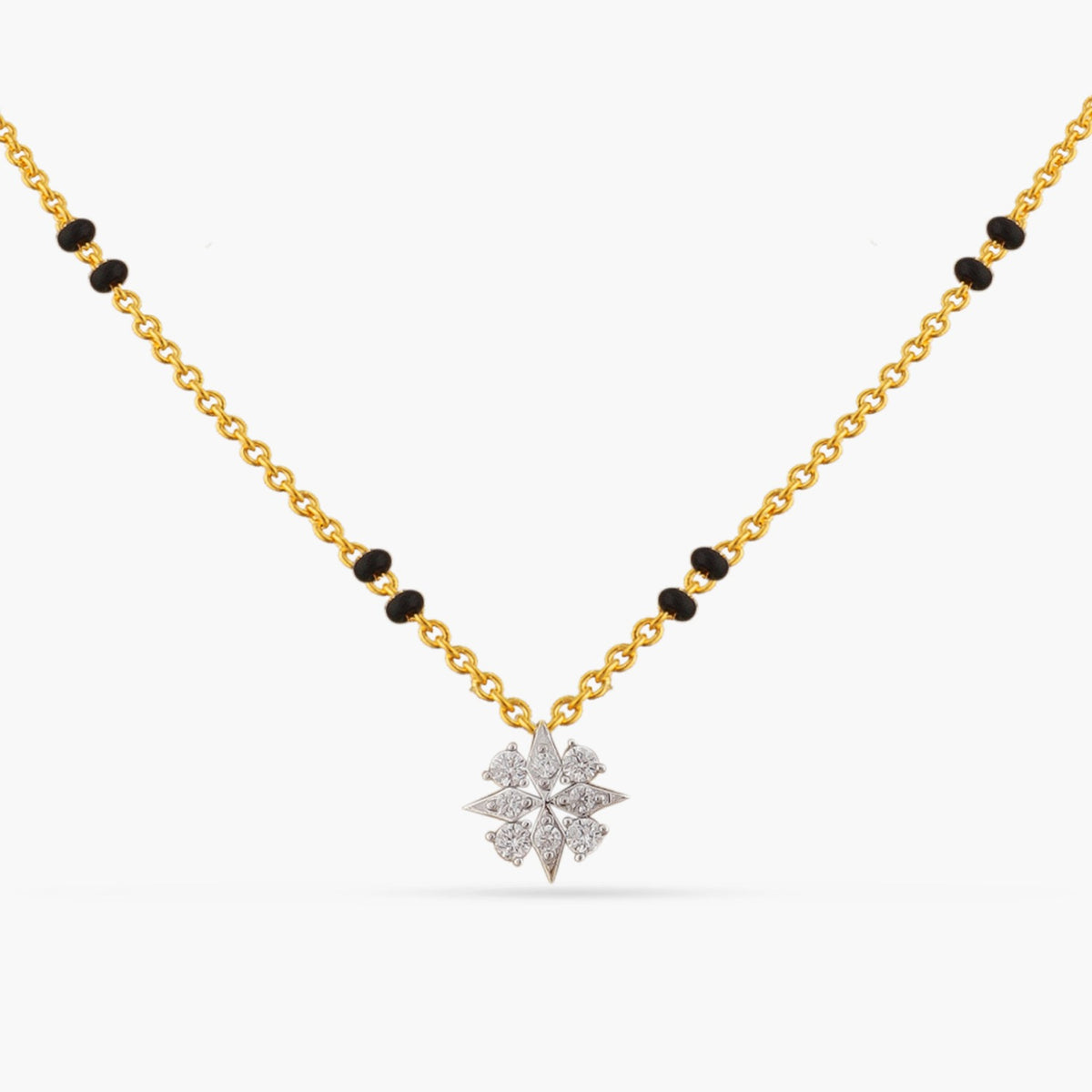 Elegant Charm CZ 925 Silver Mangalsutra