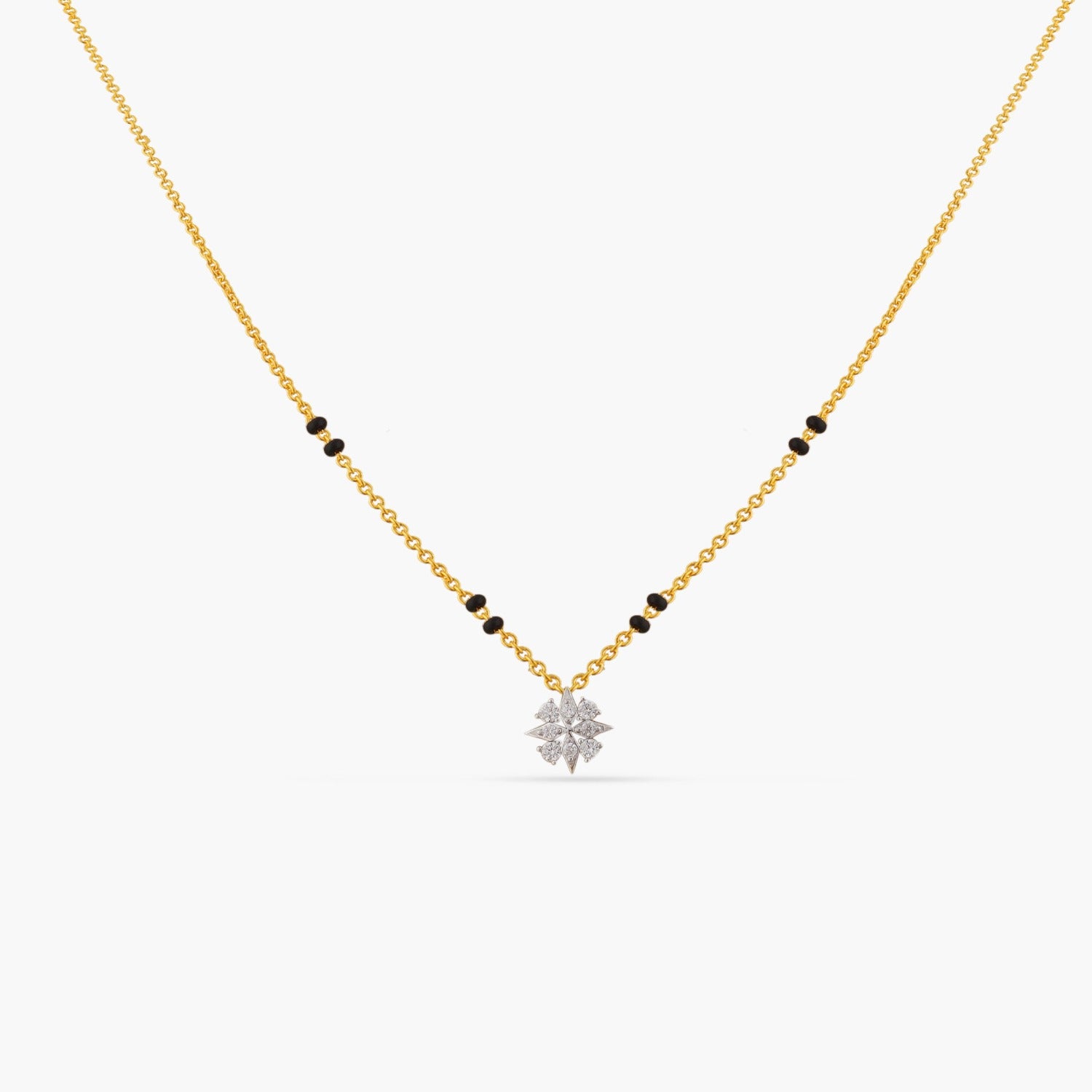 Elegant Charm CZ 925 Silver Mangalsutra