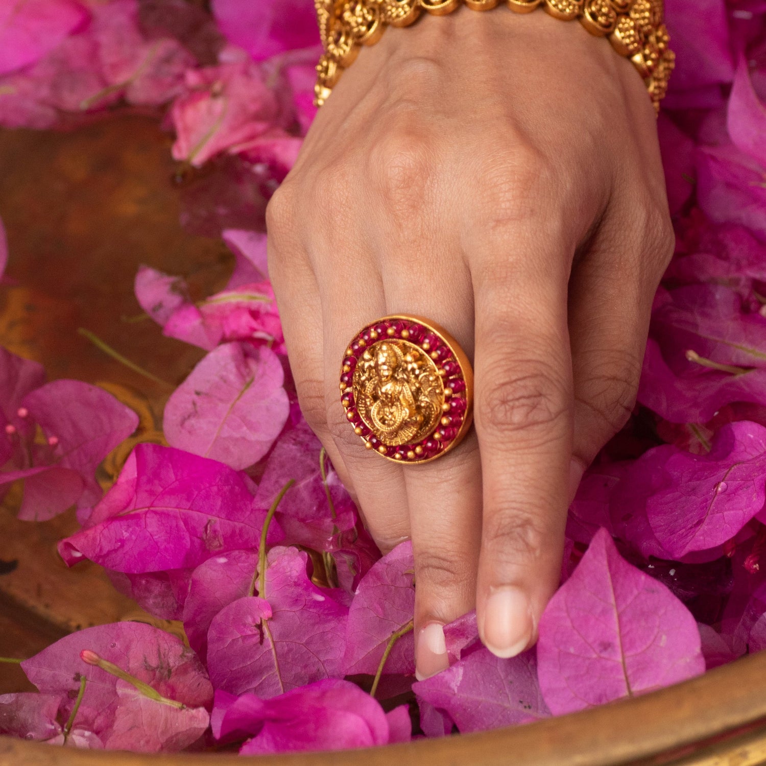 Sharvani Antique Finger Ring