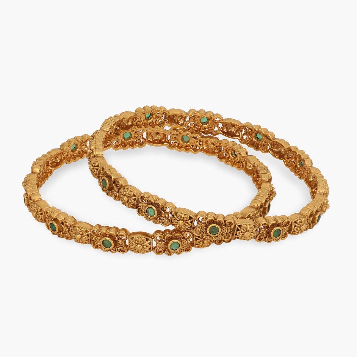 Torsha Antique Floral Bangle
