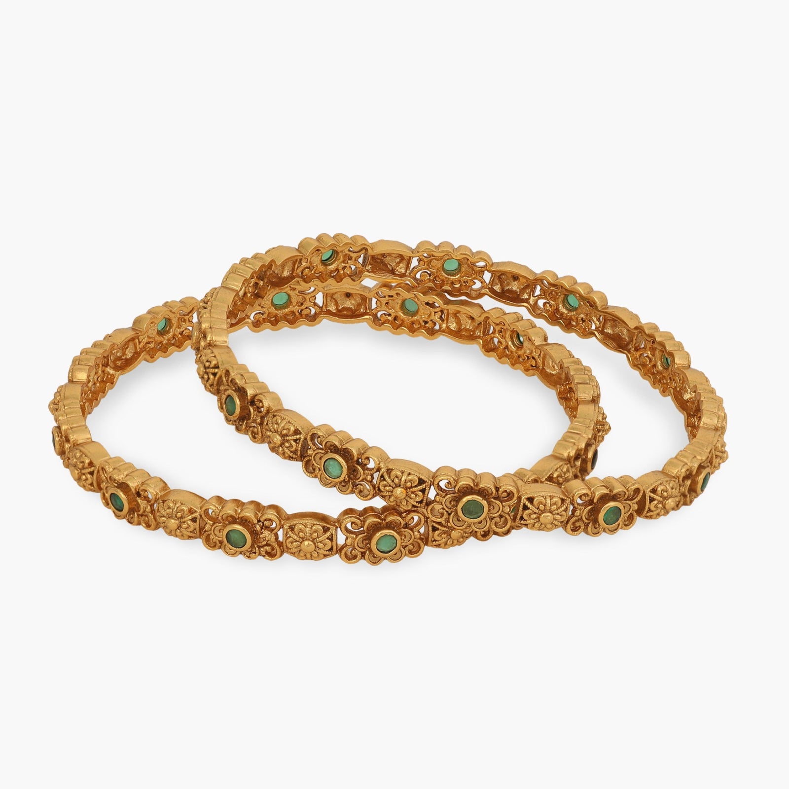 Torsha Antique Floral Bangle