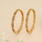 Torsha Antique Floral Bangle