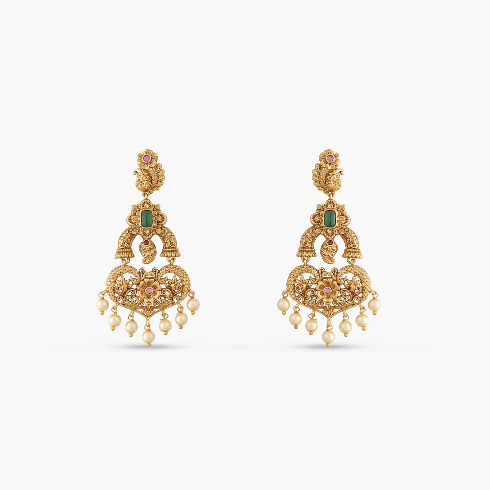 Vyanika Antique Drop Earrings