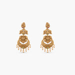 Myra Antique Floral Chandbali Earrings