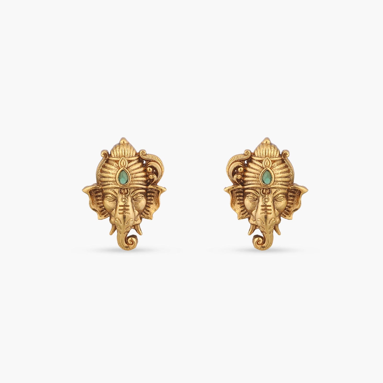 Gajika Antique Stud Earrings