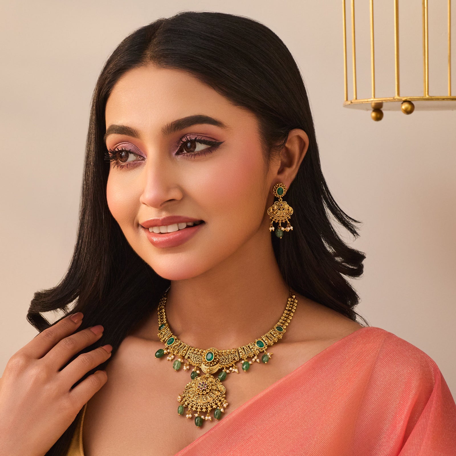 Aaradhya Antique Necklace Set