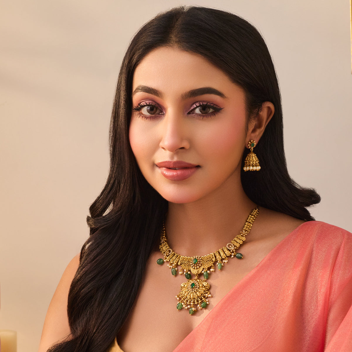Pravya Antique Necklace Set