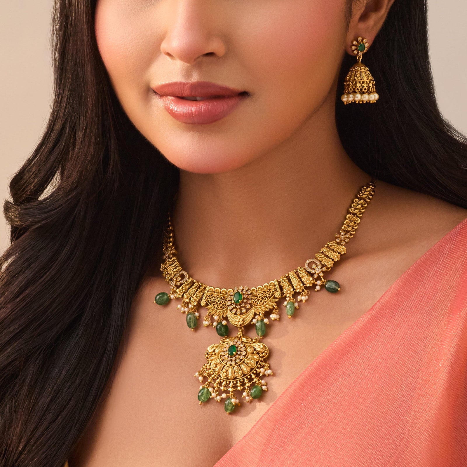 Pravya Antique Necklace Set