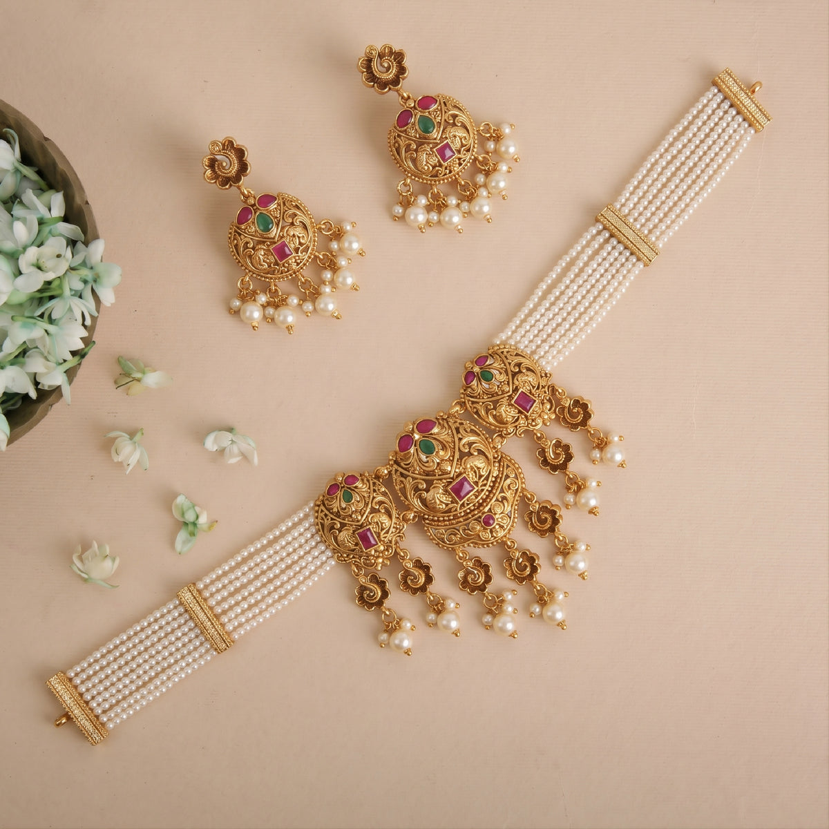 Zivara Antique Choker Set