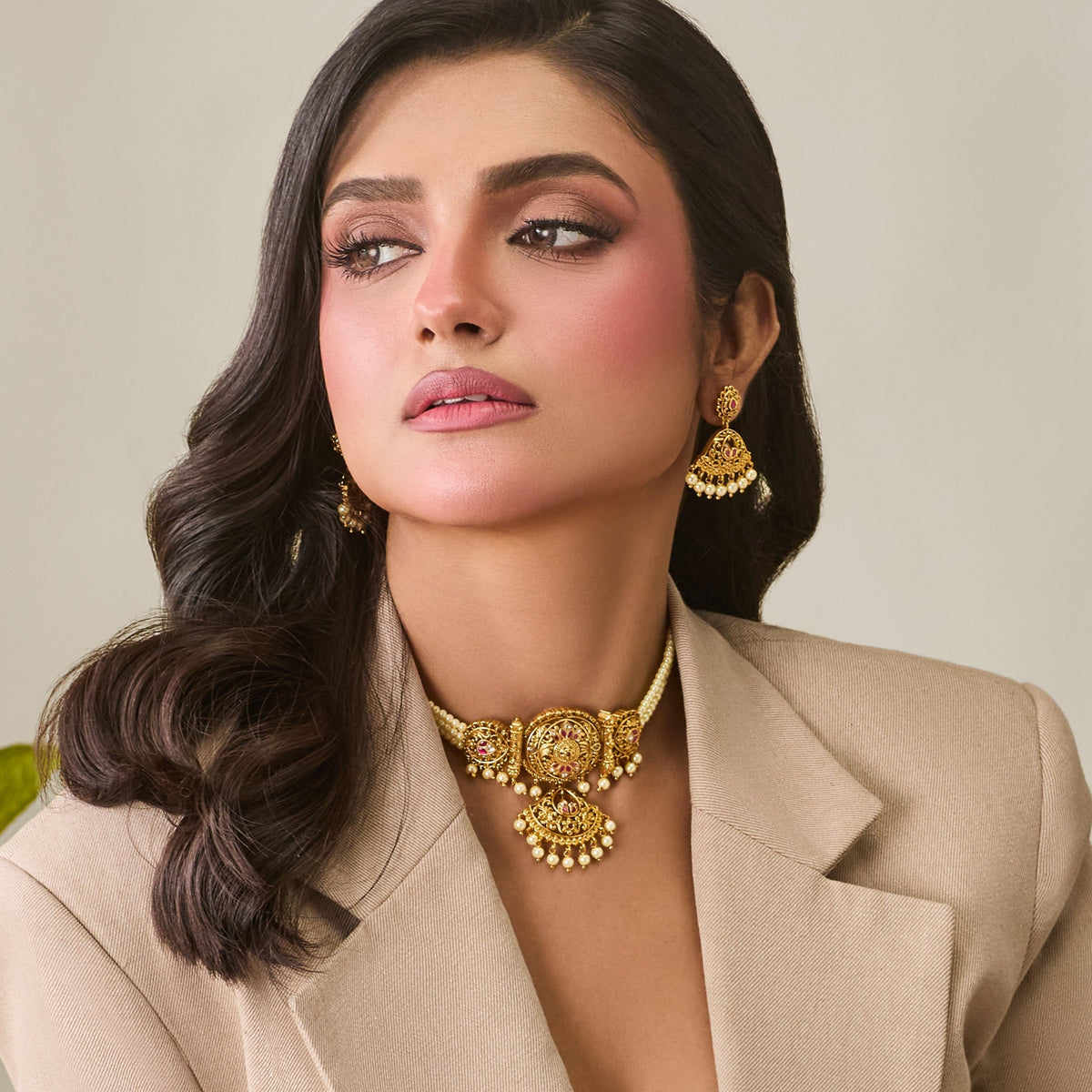 Saanvi Antique Choker Set