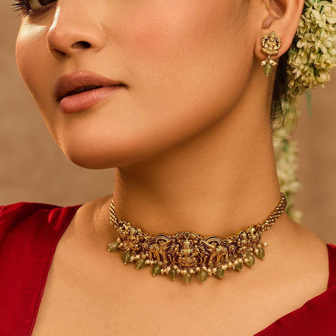 Ishvika Antique Choker Set