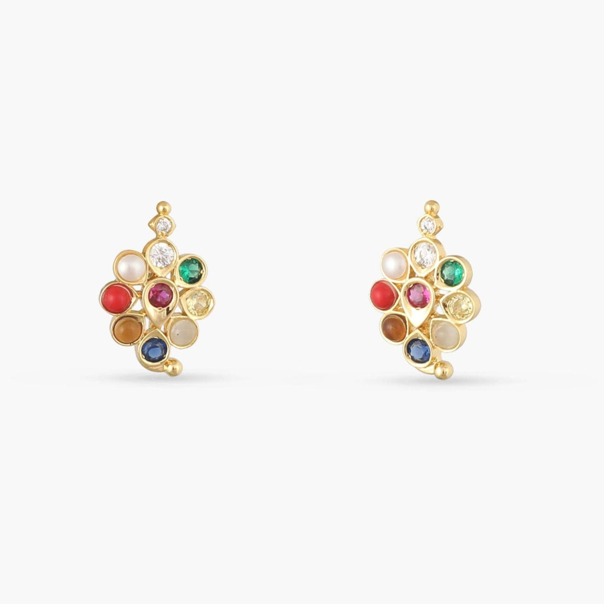 Pushpika Navaratna 925 Silver Stud Earrings